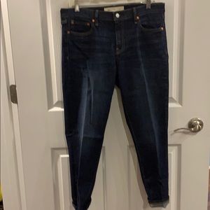 Gap 1969 dark denim best girlfriend jeans